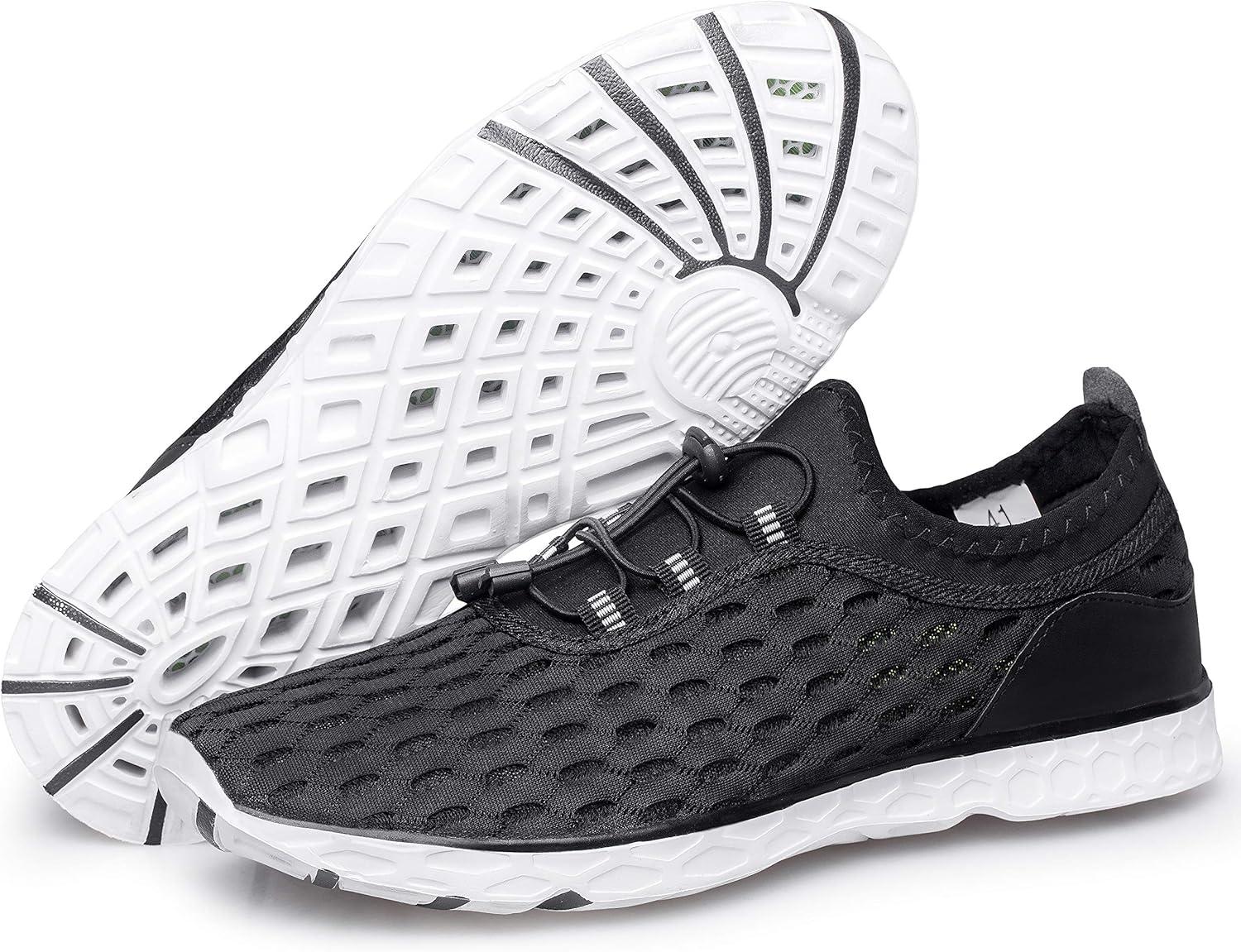 imageDOUSSPRT Mens Water Shoes Quick Drying Sports Aqua ShoesBlack