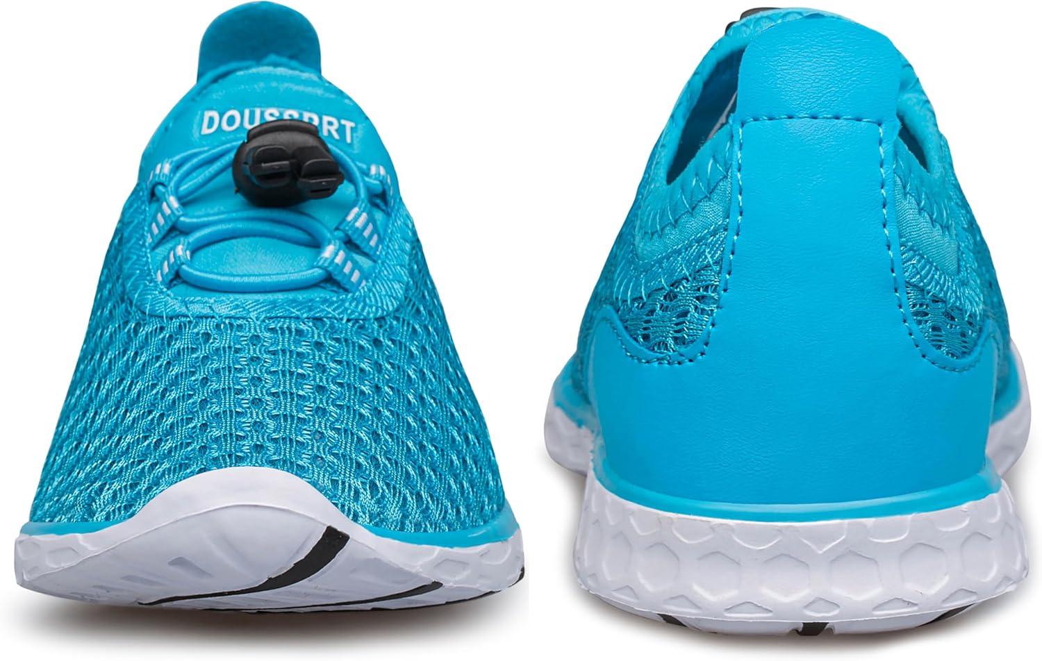 imageDOUSSPRT Water Shoes for Kids Boys Girls Quick Dry Beach Sports Swim Pool Aqua Shoes for ToddlerLittle KidBig KidMoonlight