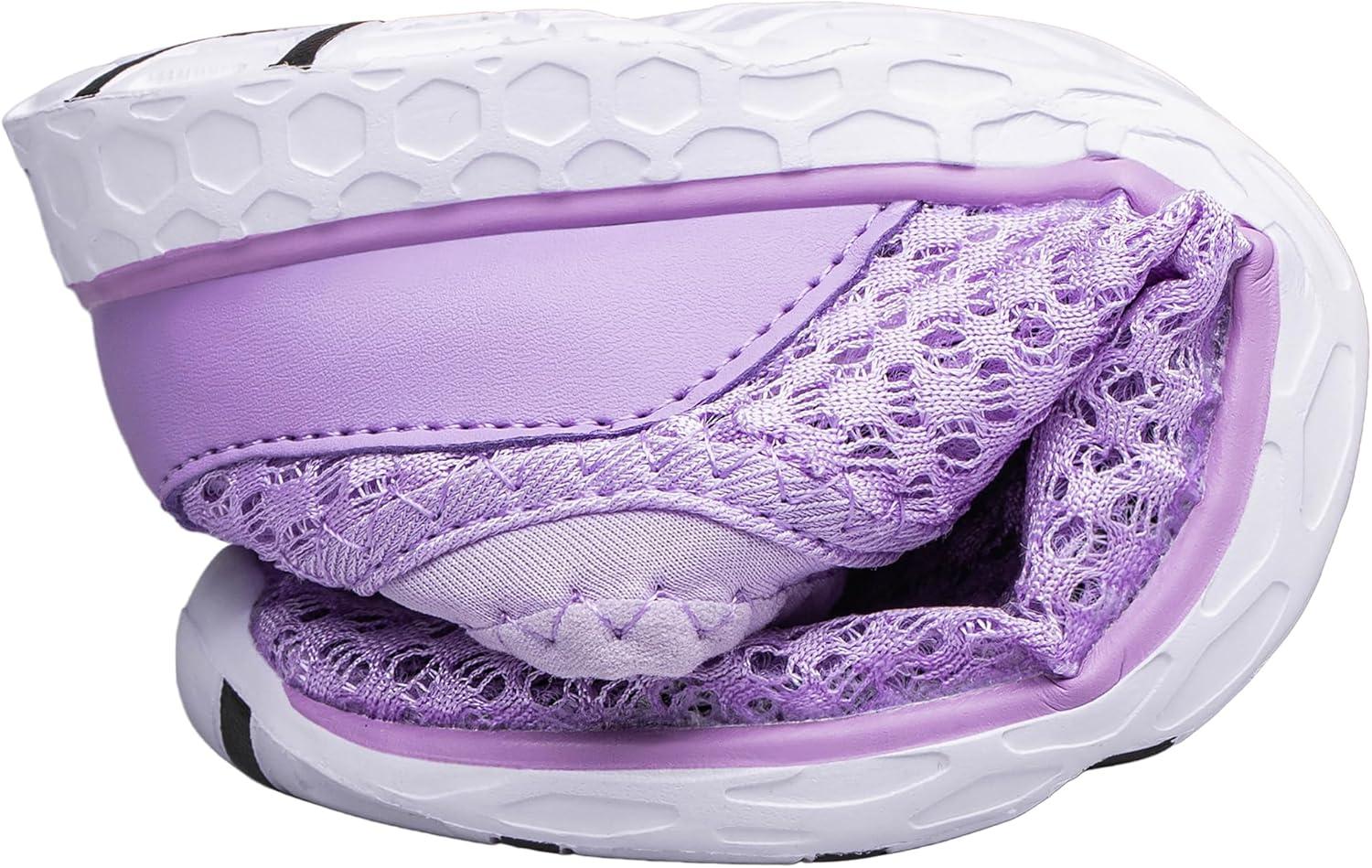 imageDOUSSPRT Water Shoes for Kids Boys Girls Quick Dry Beach Sports Swim Pool Aqua Shoes for ToddlerLittle KidBig KidPurple