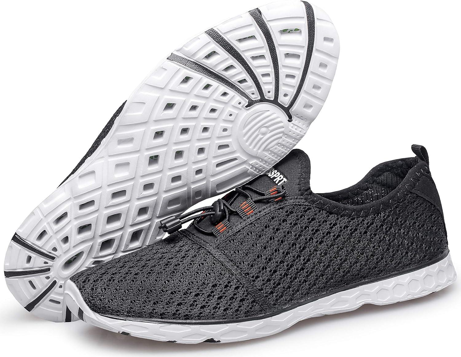 imageDOUSSPRT Womens Water Shoes Quick Drying Sports Aqua ShoesBlack