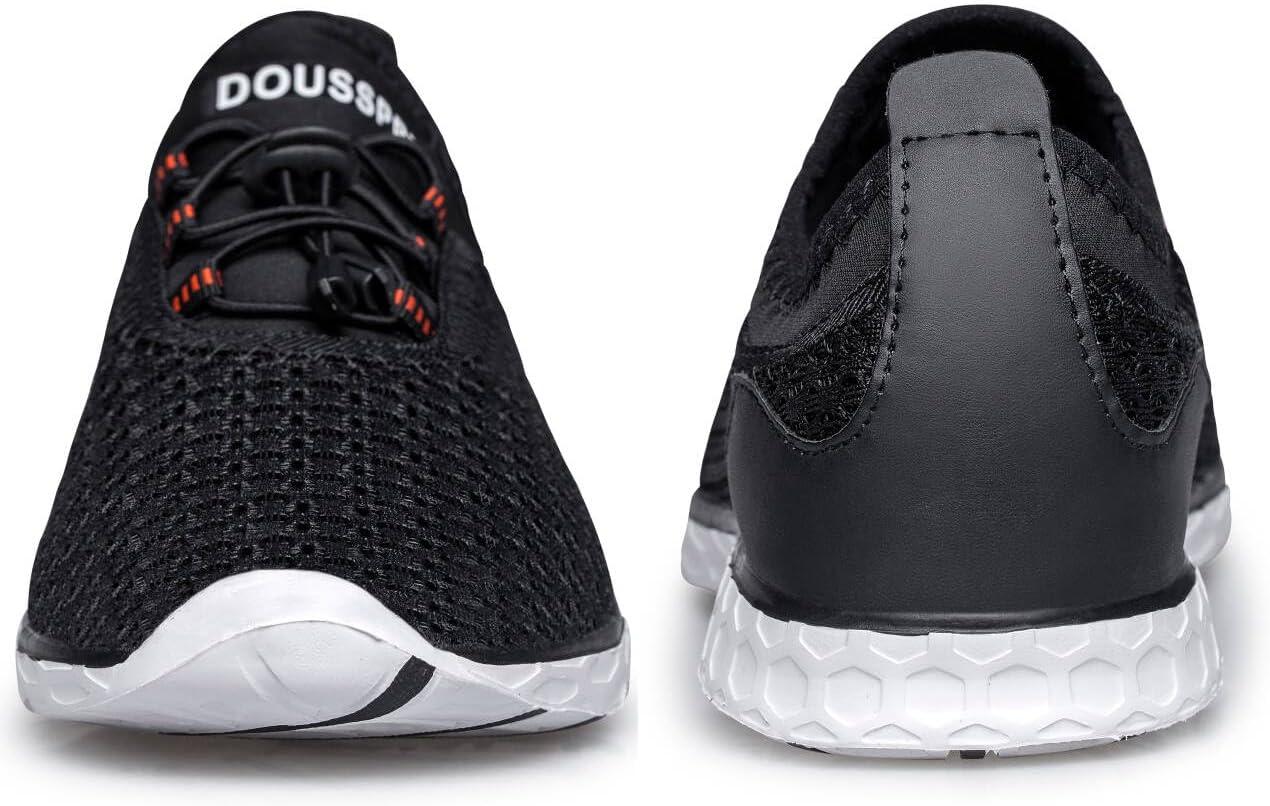 imageDOUSSPRT Womens Water Shoes Quick Drying Sports Aqua ShoesBlack049