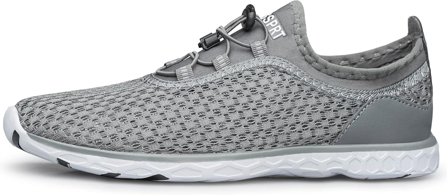 imageDOUSSPRT Womens Water Shoes Quick Drying Sports Aqua ShoesDarkgrey