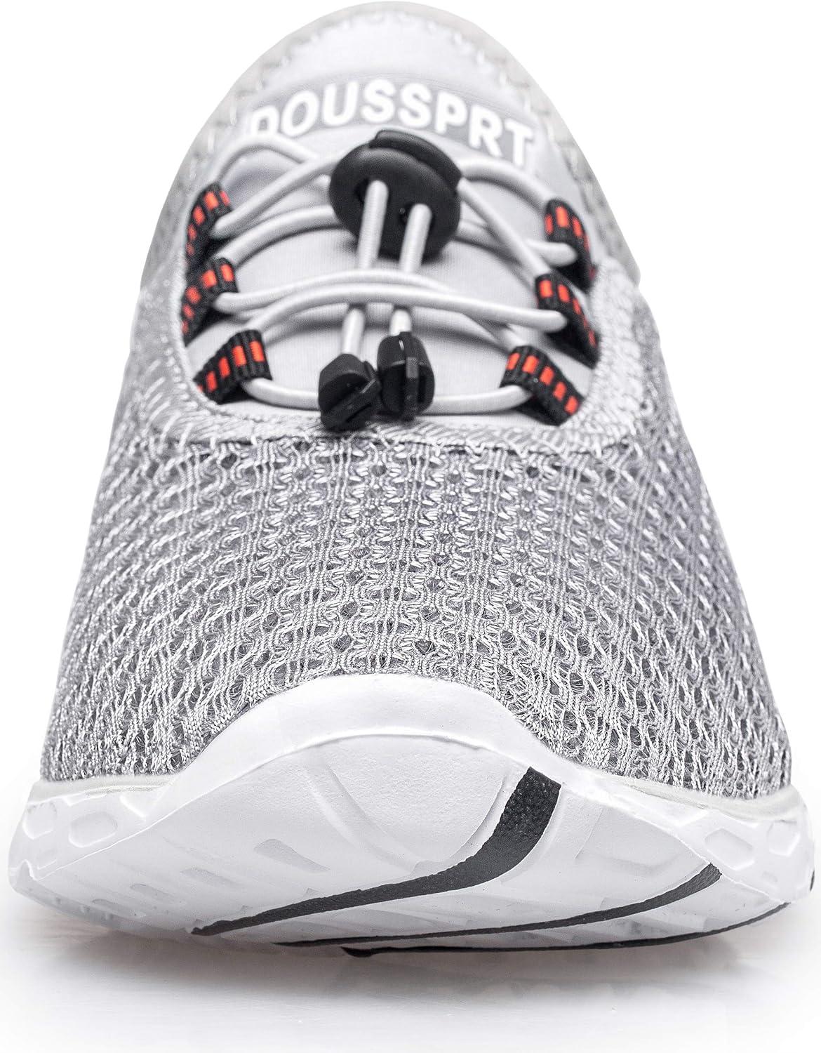 imageDOUSSPRT Womens Water Shoes Quick Drying Sports Aqua ShoesGrey