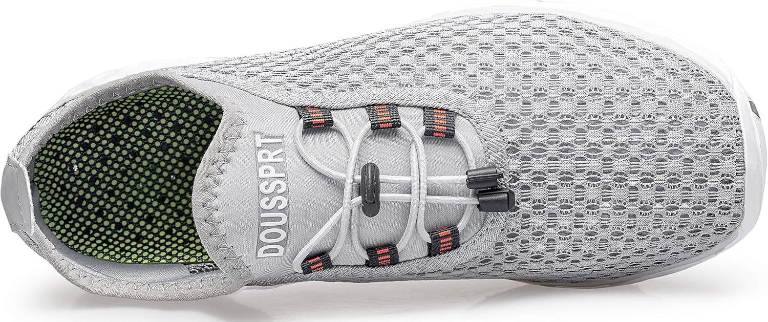 imageDOUSSPRT Womens Water Shoes Quick Drying Sports Aqua ShoesGrey