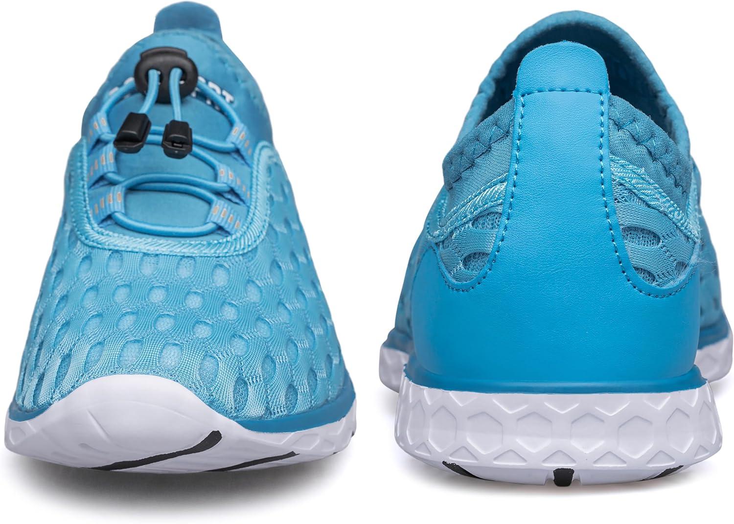 imageDOUSSPRT Womens Water Shoes Quick Drying Sports Aqua ShoesMoonlightWhite