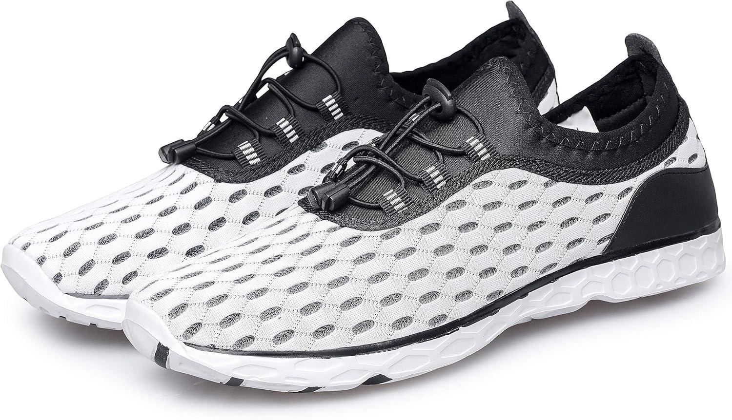 imageDOUSSPRT Womens Water Shoes Quick Drying Sports Aqua ShoesWhite