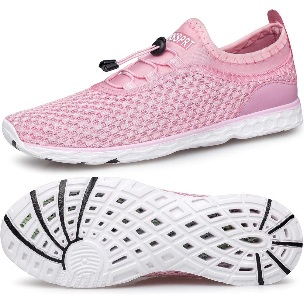 imageDOUSSPRT Womens Water Shoes Quick Drying Sports Aqua ShoesPink