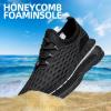 DOUSSPRT Men’s Water Shoes Quick Drying Sports Aqua Shoes(Allblack Mesh)