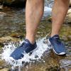 DOUSSPRT Men’s Water Shoes Quick Drying Sports Aqua Shoes(Blue)