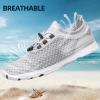 DOUSSPRT Men’s Water Shoes Quick Drying Sports Aqua Shoes(Grey)
