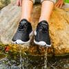 DOUSSPRT Water Shoes for Kids Boys Girls Quick Dry Beach Sports Swim Pool Aqua Shoes for Toddler/Little Kid/Big Kid(Black/White)