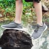 DOUSSPRT Water Shoes for Kids Boys Girls Quick Dry Beach Sports Swim Pool Aqua Shoes for Toddler/Little Kid/Big Kid(Darkgrey)