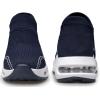 DOUSSPRT Womens Walking Shoes Slip on Sock Sneakers Lady Girls Nurse Mesh Air Cushion Platform Loafers Fashion Casual(Darkblue)