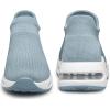 DOUSSPRT Womens Walking Shoes Slip on Sock Sneakers Lady Girls Nurse Mesh Air Cushion Platform Loafers Fashion Casual(Greyblue)