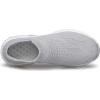 DOUSSPRT Womens Walking Shoes Slip on Sock Sneakers Lady Girls Nurse Mesh Air Cushion Platform Loafers Fashion Casual(Lightgrey)