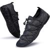 DOUSSPRT Women’s Water Shoes Quick Drying Sports Aqua Shoes(Darkblackmesh)