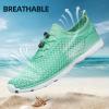 DOUSSPRT Women’s Water Shoes Quick Drying Sports Aqua Shoes(Green)