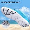 DOUSSPRT Women’s Water Shoes Quick Drying Sports Aqua Shoes(Moonblue)