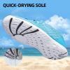 DOUSSPRT Women’s Water Shoes Quick Drying Sports Aqua Shoes(Moonlight/White)