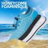 DOUSSPRT Women’s Water Shoes Quick Drying Sports Aqua Shoes(Moonlight/White)