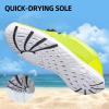 DOUSSPRT Women’s Water Shoes Quick Drying Sports Aqua Shoes(Neongreen)