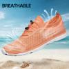 DOUSSPRT Women’s Water Shoes Quick Drying Sports Aqua Shoes(Orange)