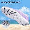 DOUSSPRT Women’s Water Shoes Quick Drying Sports Aqua Shoes(Purple)