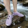DOUSSPRT Women’s Water Shoes Quick Drying Sports Aqua Shoes(Purple/White)