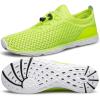DOUSSPRT Men’s Water Shoes Quick Drying Sports Aqua Shoes(Neongreen)