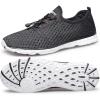 DOUSSPRT Men’s Water Shoes Quick Drying Sports Aqua Shoes(White/Black)