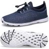 imageDOUSSPRT Water Shoes for Kids Boys Girls Quick Dry Beach Sports Swim Pool Aqua Shoes for ToddlerLittle KidBig KidDarkblue