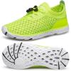 DOUSSPRT Water Shoes for Kids Boys Girls Quick Dry Beach Sports Swim Pool Aqua Shoes for Toddler/Little Kid/Big Kid(Neongreen)