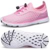 DOUSSPRT Water Shoes for Kids Boys Girls Quick Dry Beach Sports Swim Pool Aqua Shoes for Toddler/Little Kid/Big Kid(Pink)