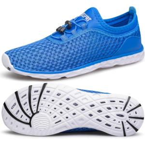 DOUSSPRT Men’s Water Shoes Quick Drying Sports Aqua Shoes(Royalblue)