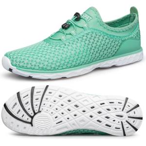 DOUSSPRT Women’s Water Shoes Quick Drying Sports Aqua Shoes(Green)